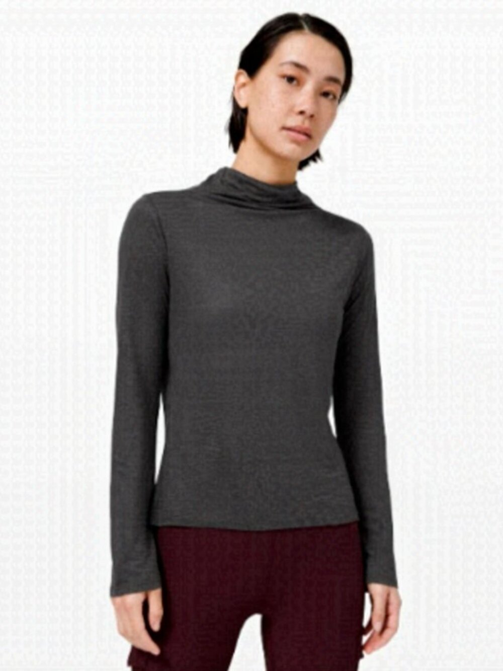 Lululemon Gray Day to Light Long Sleeve Knit - Small